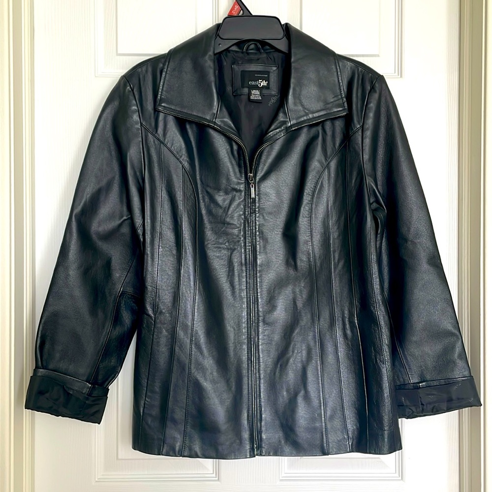 East 5th genuine leather jacket | women’s large
